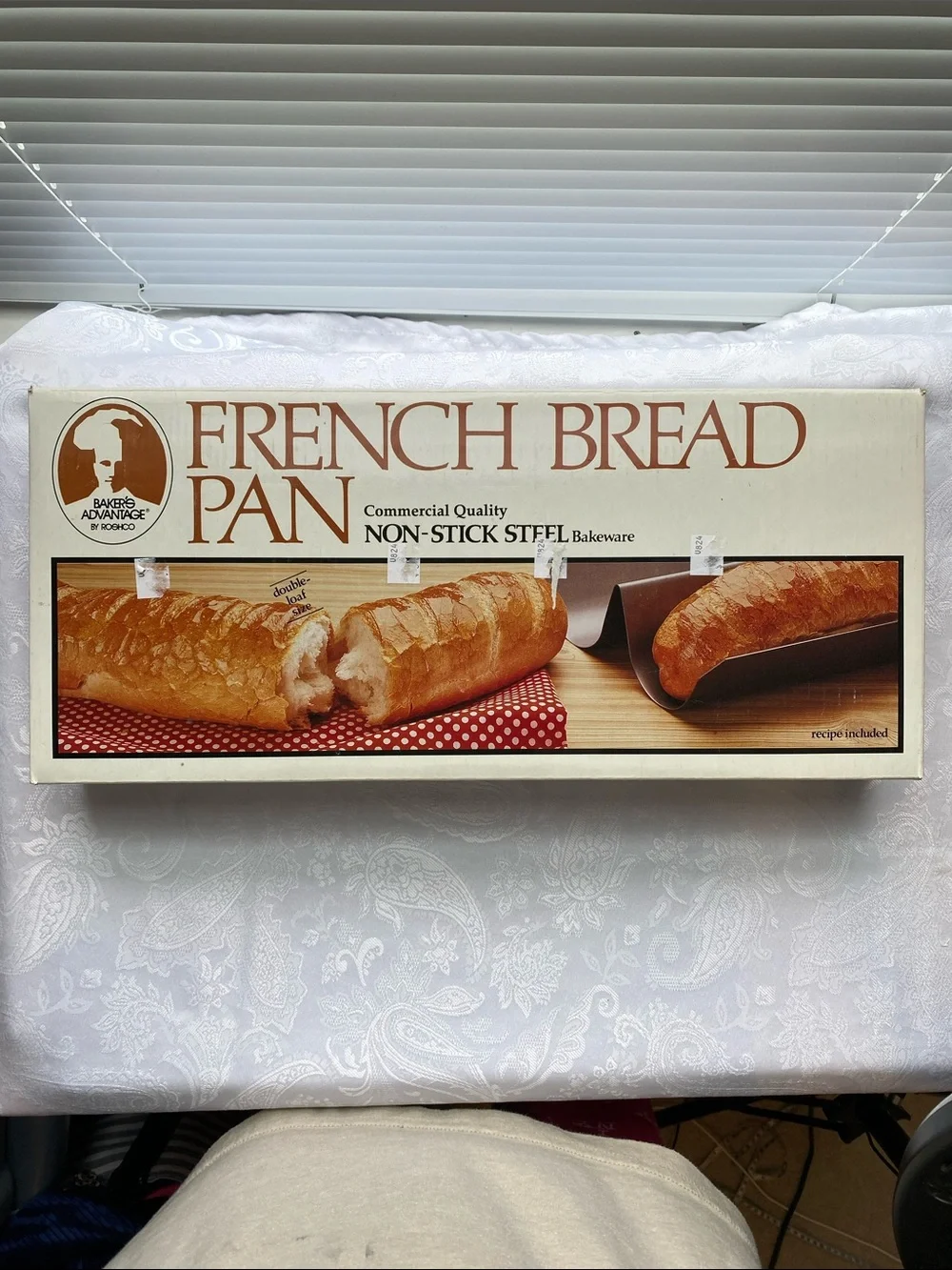 NIB, ROSHCO Baker’s Advantage French Bread Pan, new old stock